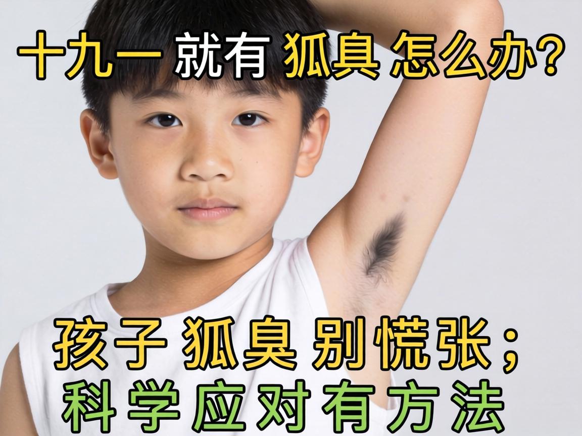 十一岁多孩子就有狐臭怎么办？孩子狐臭别慌张，科学应对有方法