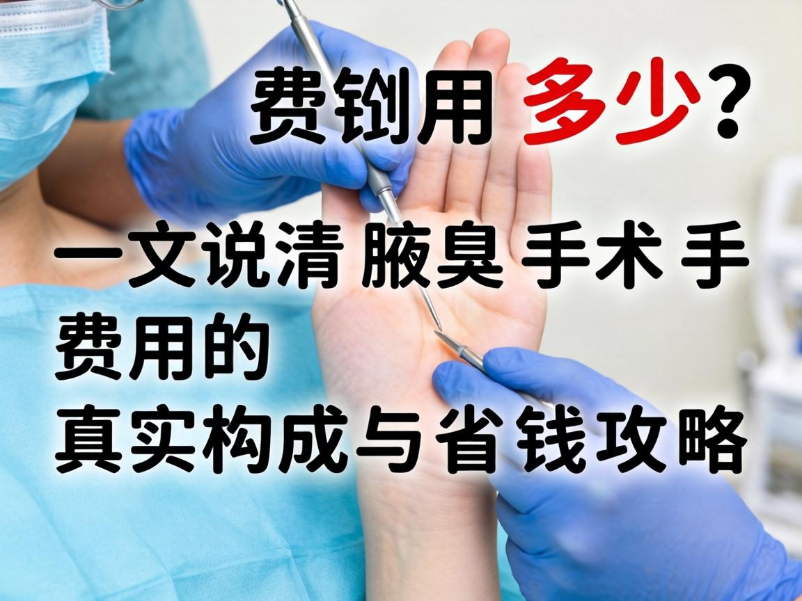 腋臭手术费用多少?一文说清腋臭手术费用的真实构成与省钱攻略 腋臭手术费用多少?一文说清腋臭手术费用的真实构成与省钱攻略