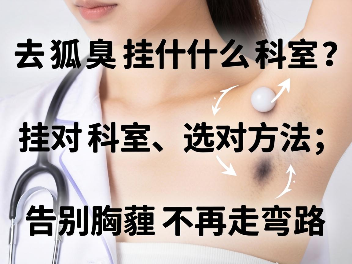 去狐臭挂什么科室?挂对科室、选对方法,告别腋臭不再走弯路 去狐臭挂什么科室?挂对科室、选对方法,告别腋臭不再走弯路