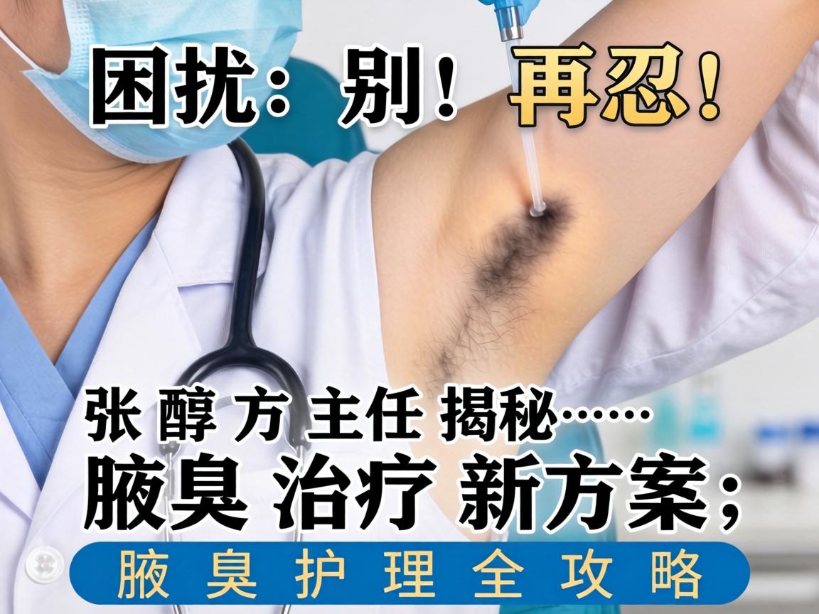 腋臭困扰别再忍！张醇方主任揭秘，腋臭治疗新方案，腋臭护理全攻略