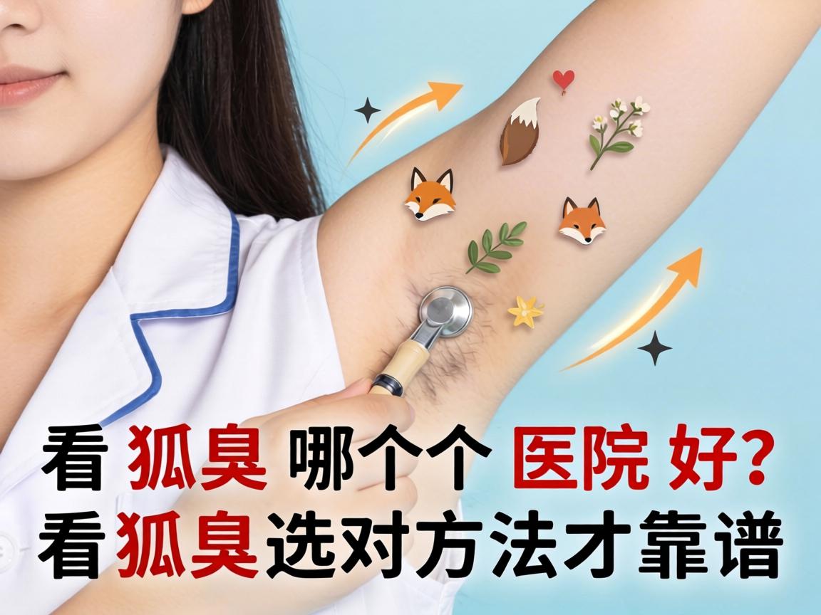 长沙看狐臭哪个医院好？看狐臭选对方法才靠谱