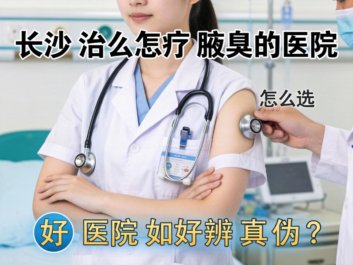 长沙治疗腋臭的医院怎么选？好医院如何辨真伪？