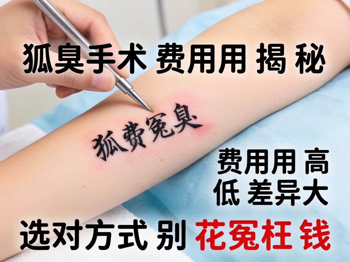 狐臭手术费用揭秘，费用高低差异大，选对方式别花冤枉钱