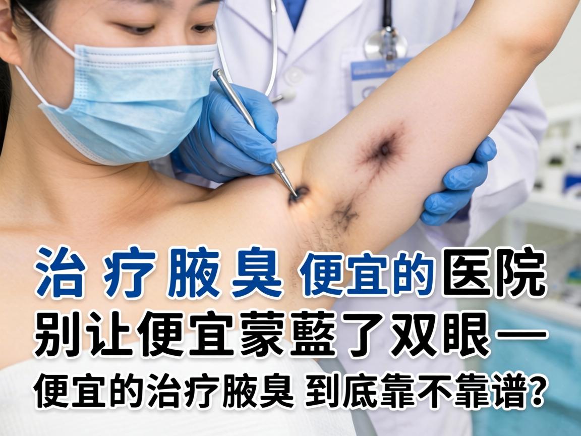 治疗腋臭便宜的医院，别让便宜蒙蔽了双眼—便宜的治疗腋臭到底靠不靠谱？
