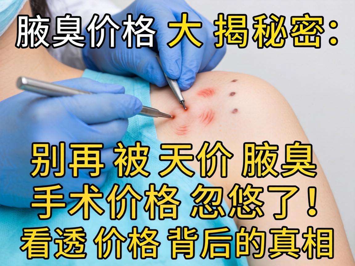 腋臭手术价格大揭秘,别再被天价腋臭手术价格忽悠了!看透价格背后的真相 腋臭手术价格大揭秘,别再被天价腋臭手术价格忽悠了!看透价格背后的真相