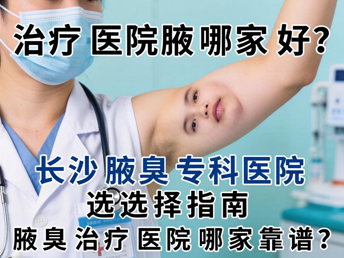 腋臭治疗医院哪家好？长沙腋臭专科医院选择指南，腋臭治疗医院哪家靠谱？