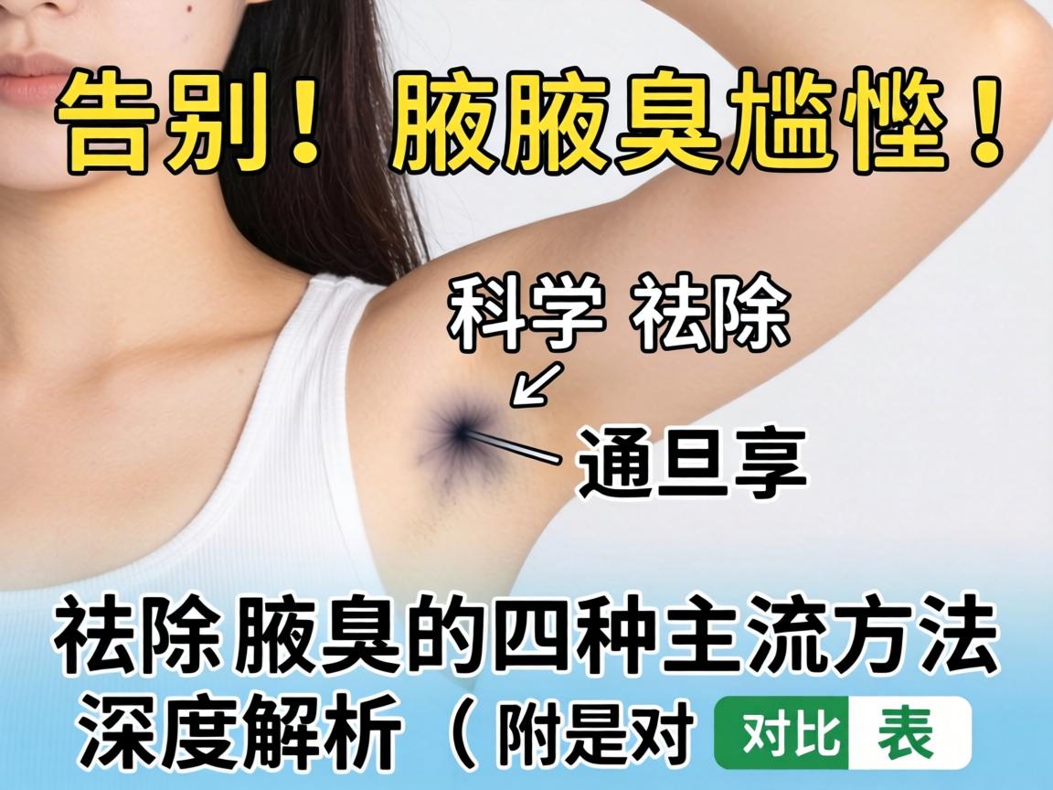 告别腋臭尴尬!科学祛除腋臭的四种主流方法深度解析(附对比表) 告别腋臭尴尬!科学祛除腋臭的四种主流方法深度解析(附对比表)