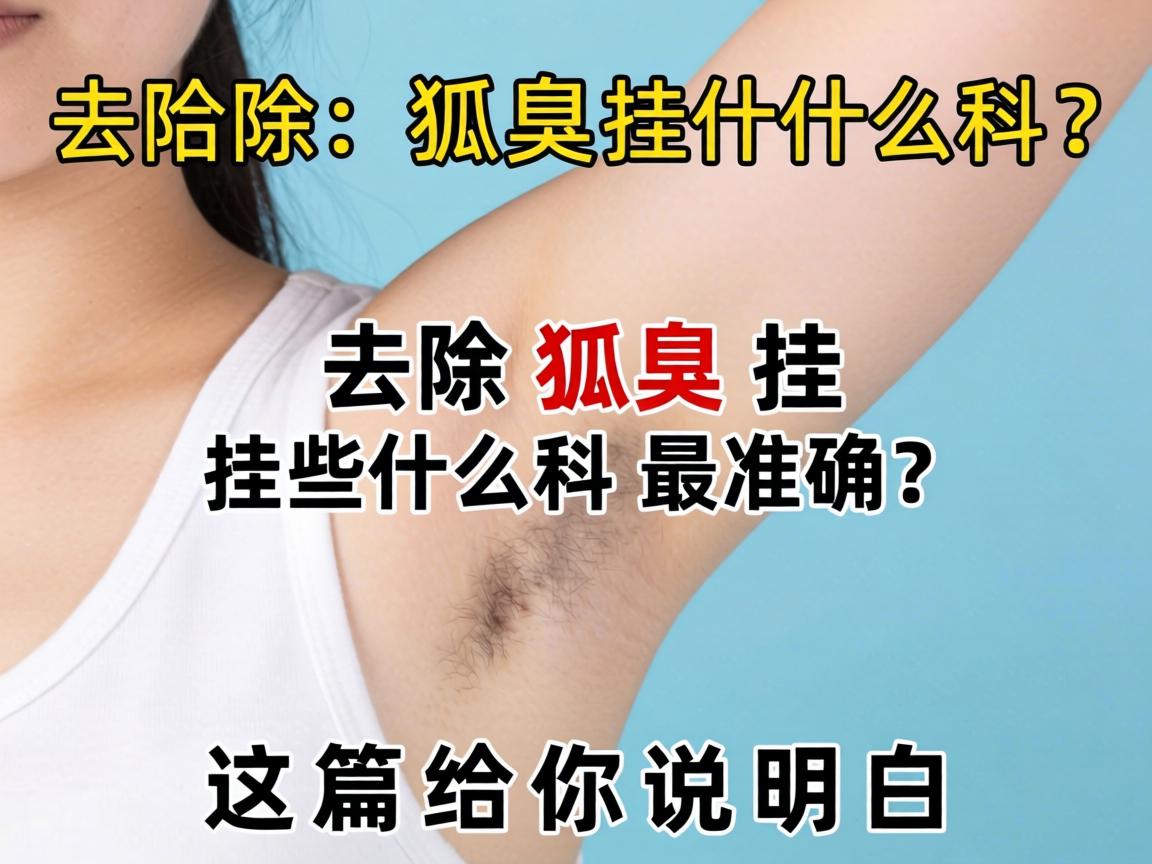 去除狐臭挂什么科？去除狐臭挂什么科最准确？这篇给你说明白
