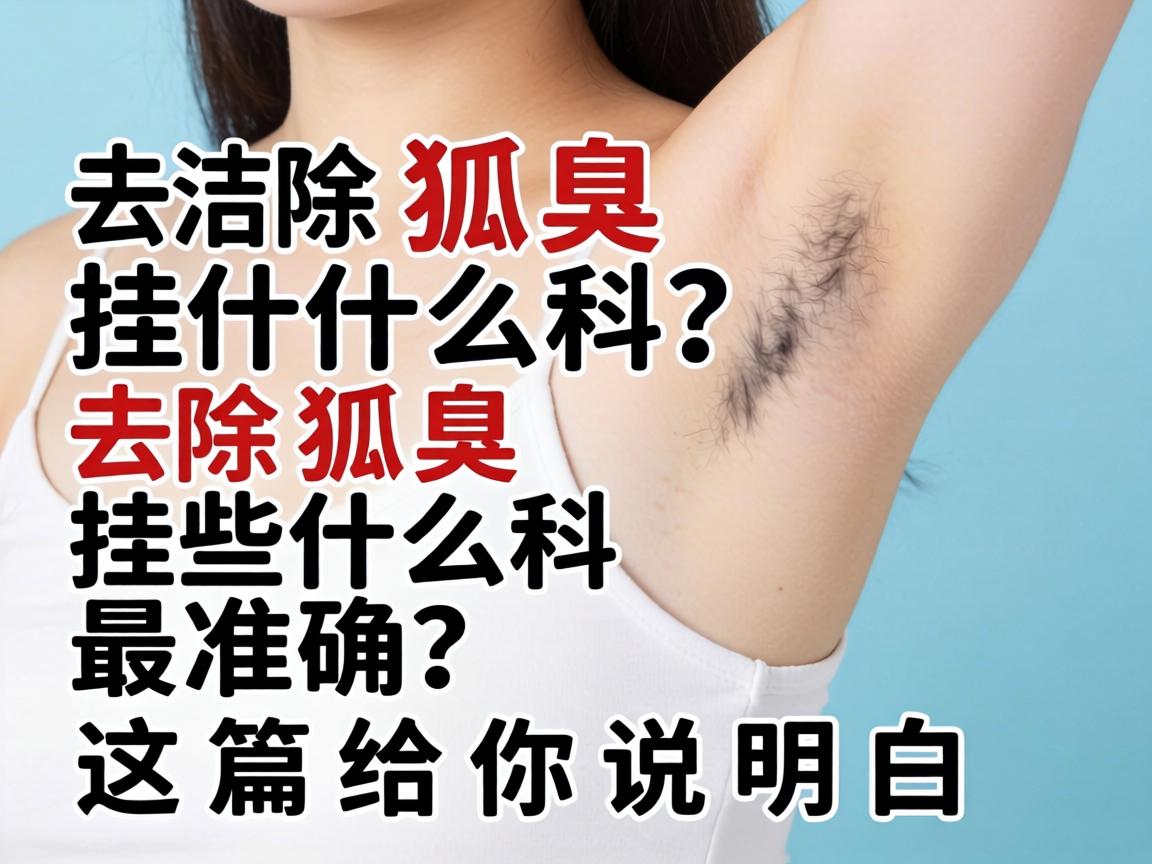 去除狐臭挂什么科？去除狐臭挂什么科最准确？这篇给你说明白