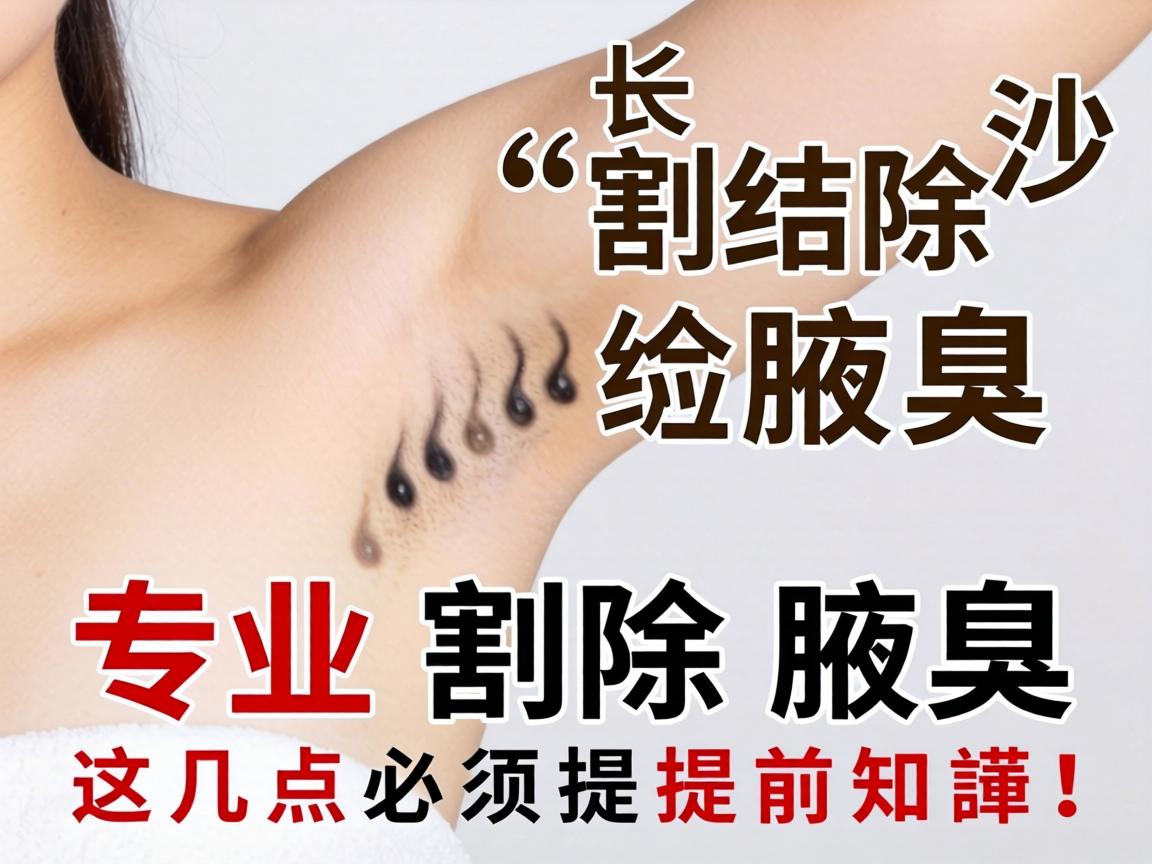 长沙割除腋臭,专业割除腋臭,这几点必须提前知道! 长沙割除腋臭,专业割除腋臭,这几点必须提前知道!