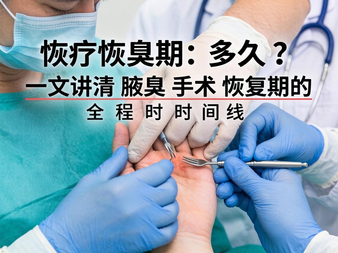 腋臭手术恢复期多久？一文讲清腋臭手术恢复期的全程时间线