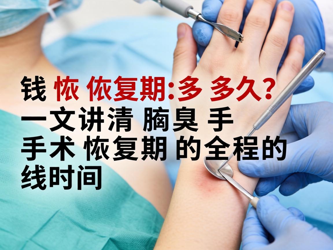 腋臭手术恢复期多久？一文讲清腋臭手术恢复期的全程时间线