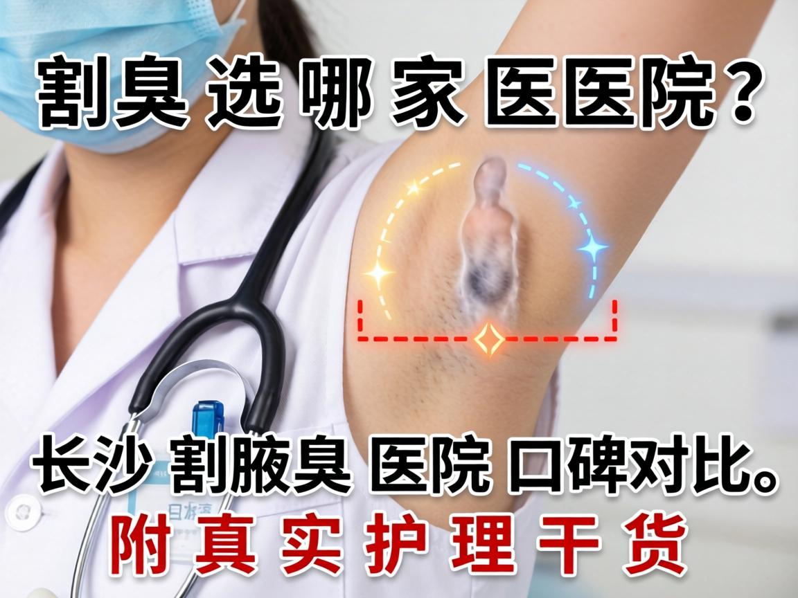 割腋臭选哪家医院？长沙割腋臭医院口碑对比，附真实护理干货