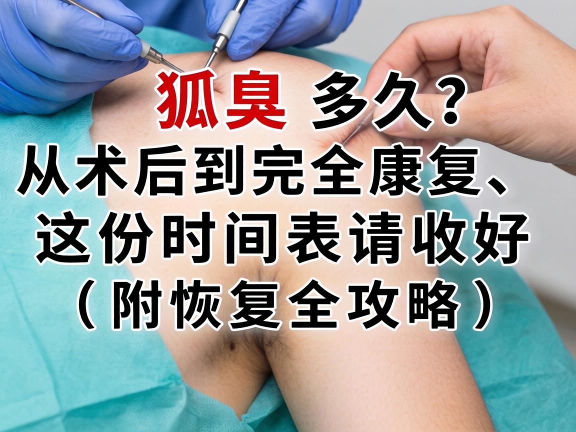 狐臭手术恢复时间多久？从术后到完全康复，这份时间表请收好（附恢复全攻略）