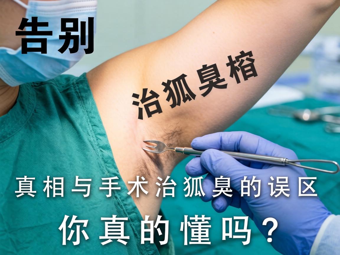 告别狐臭，手术治狐臭的真相与手术治狐臭的误区，你真的懂吗？