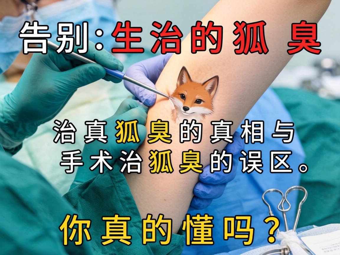 告别狐臭，手术治狐臭的真相与手术治狐臭的误区，你真的懂吗？