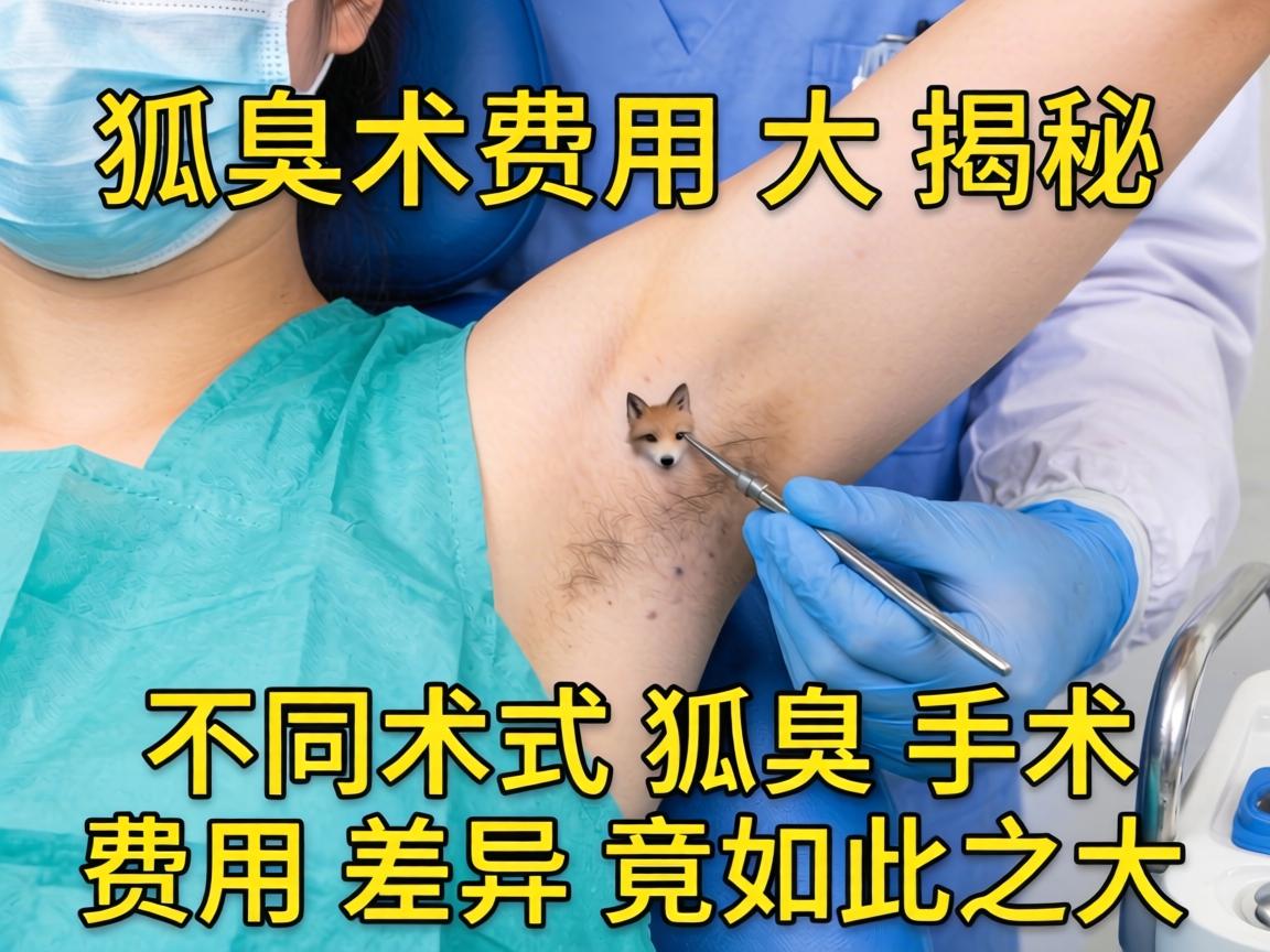 狐臭手术费用大揭秘,不同术式狐臭手术费用差异竟如此之大 狐臭手术费用大揭秘,不同术式狐臭手术费用差异竟如此之大