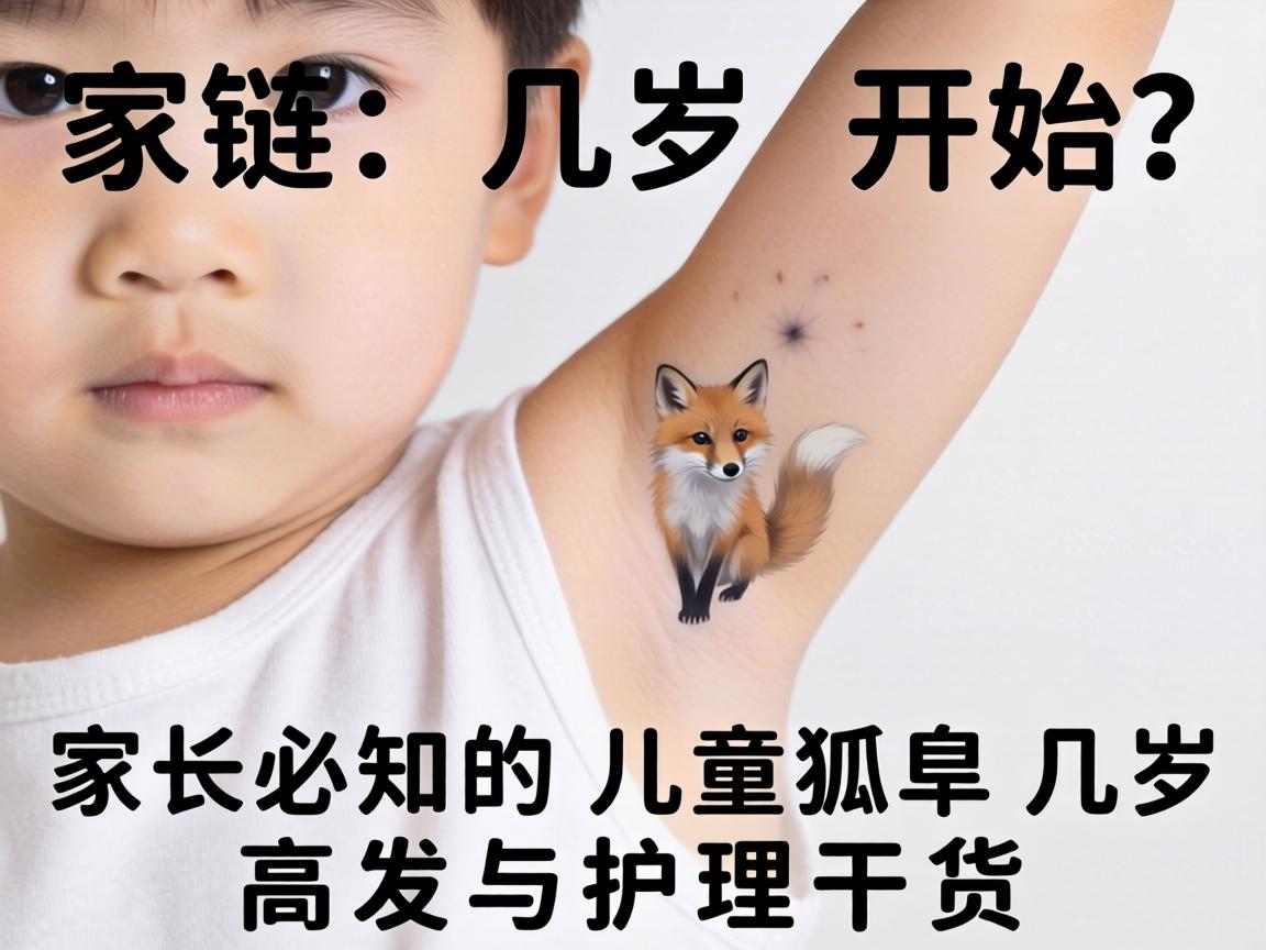 小孩狐臭几岁开始？家长必知的儿童狐臭几岁高发与护理干货
