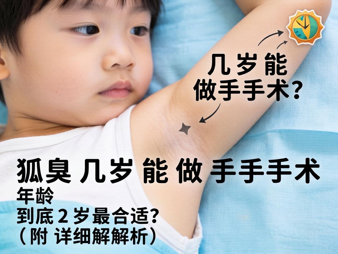小孩遗传狐臭几岁能做手术?狐臭手术年龄到底几岁最合适?附详细解析) 小孩遗传狐臭几岁能做手术?狐臭手术年龄到底几岁最合适?附详细解析)