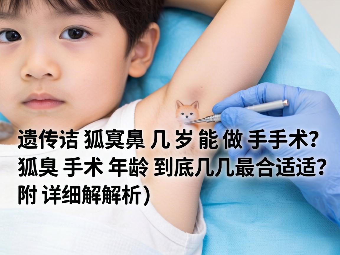 小孩遗传狐臭几岁能做手术?狐臭手术年龄到底几岁最合适?附详细解析) 小孩遗传狐臭几岁能做手术?狐臭手术年龄到底几岁最合适?附详细解析)