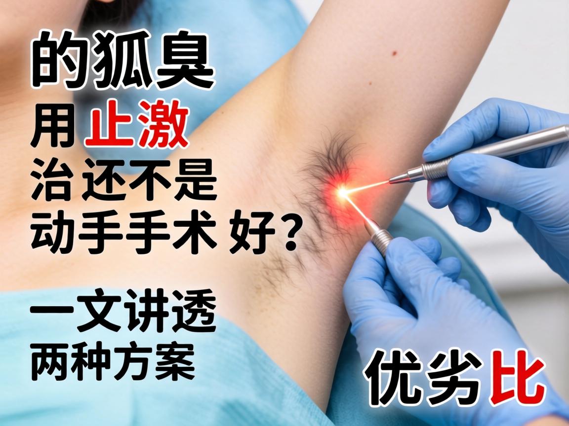狐臭用激光治还是动手术好？一文讲透两种方案的优劣对比