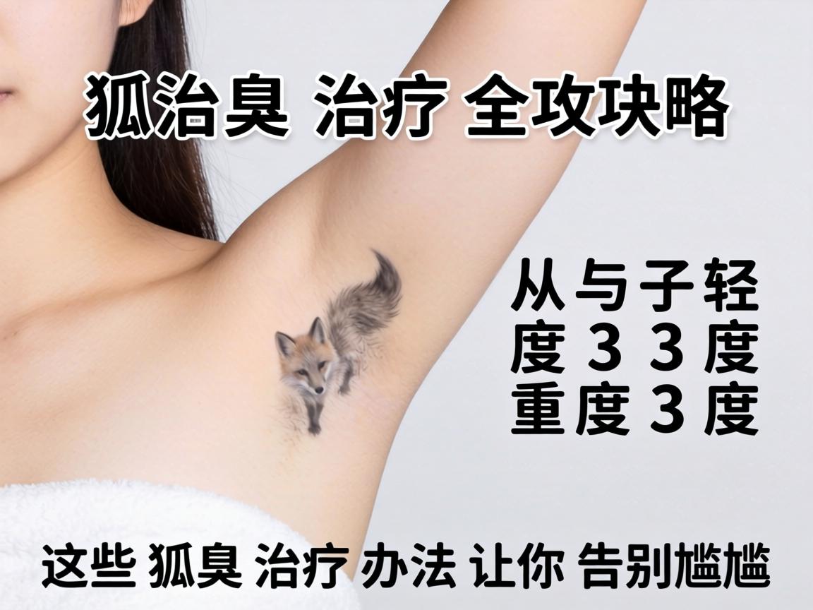 狐臭治疗全攻略，从轻度到重度，这些狐臭治疗办法让你告别尴尬