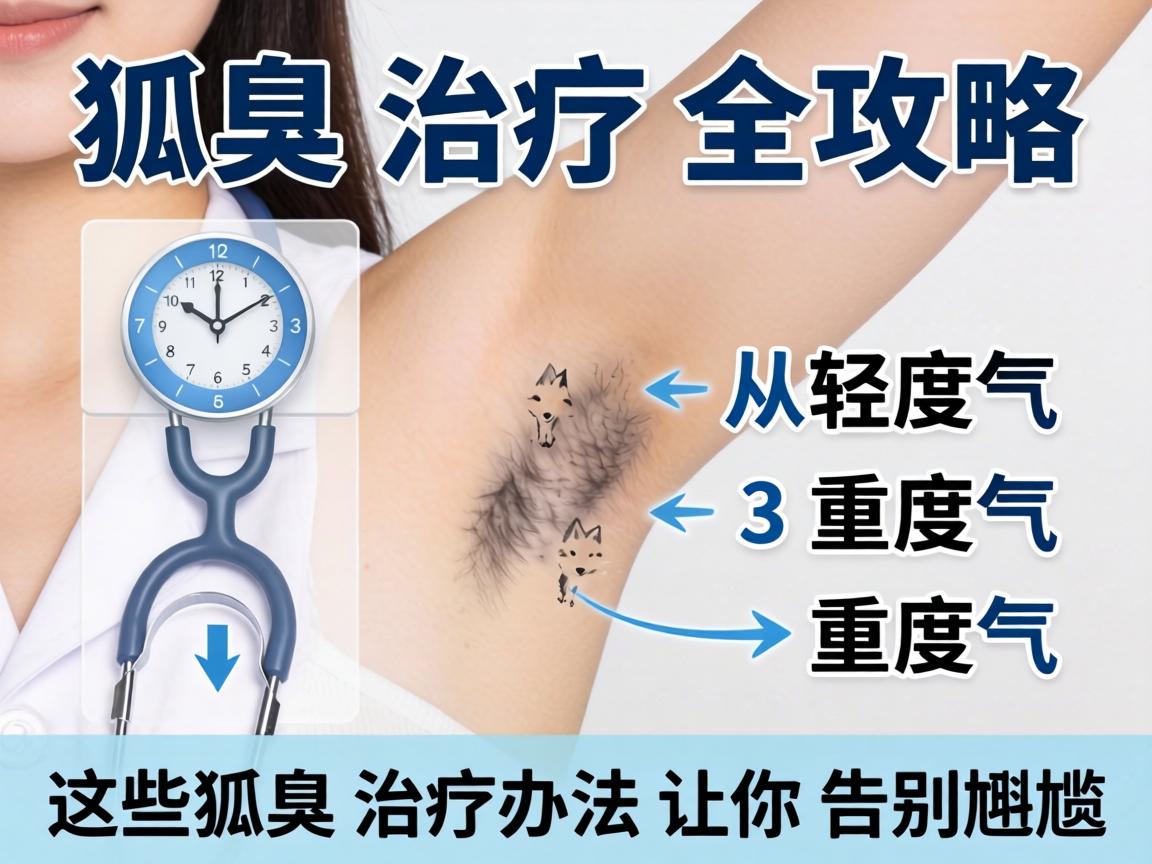 狐臭治疗全攻略，从轻度到重度，这些狐臭治疗办法让你告别尴尬