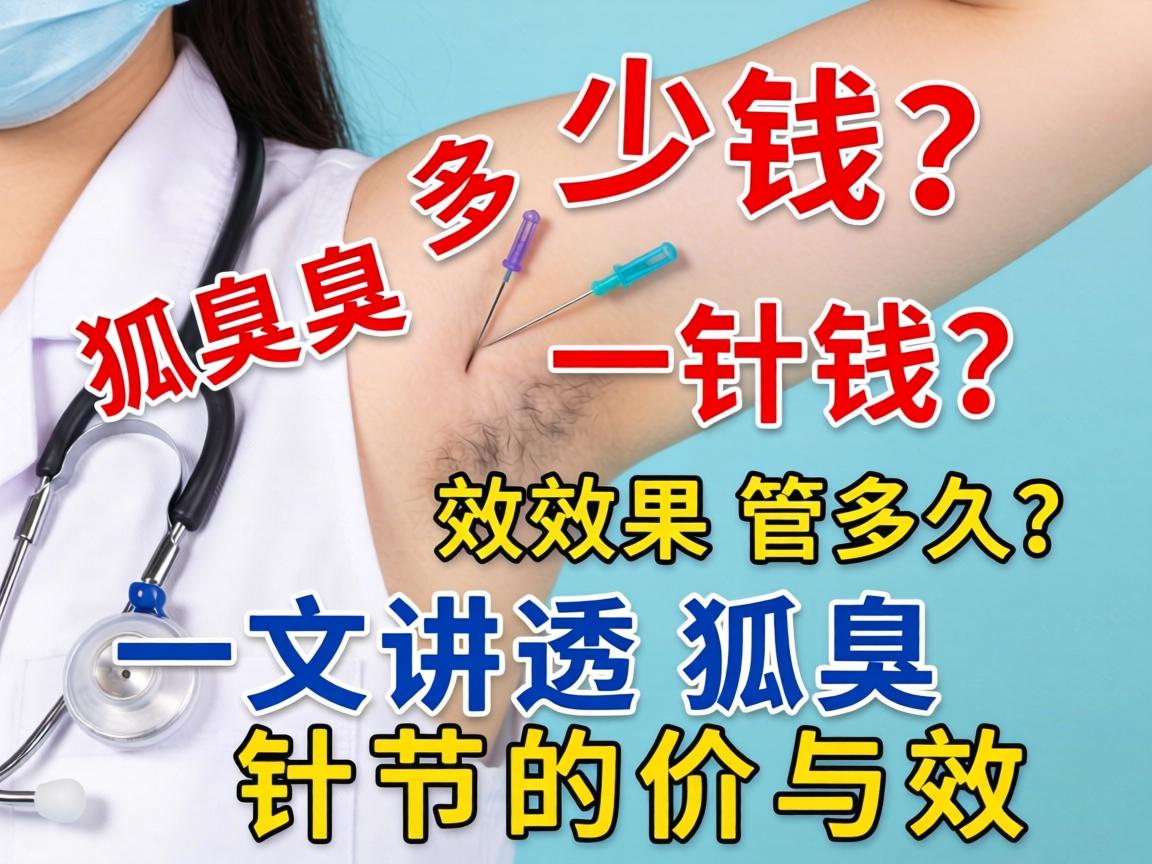 狐臭针多少钱一针？效果管多久？一文讲透狐臭针的价与效