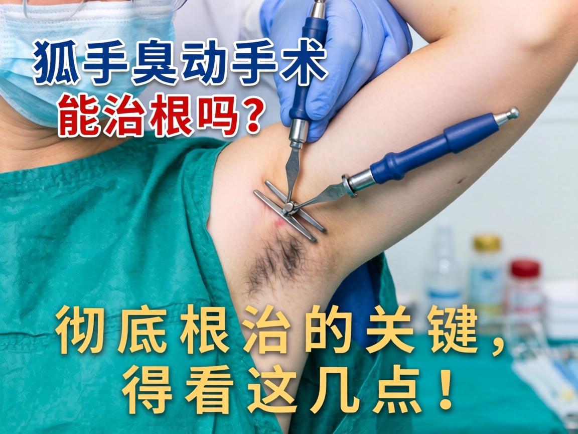 狐臭动手术能治根吗？彻底根治的关键，得看这几点！