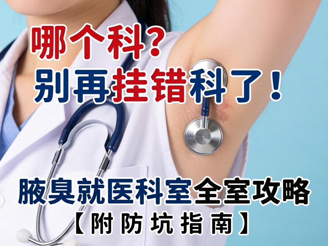 腋臭挂哪个科？别再挂错科了！腋臭就医科室全攻略（附防坑指南）