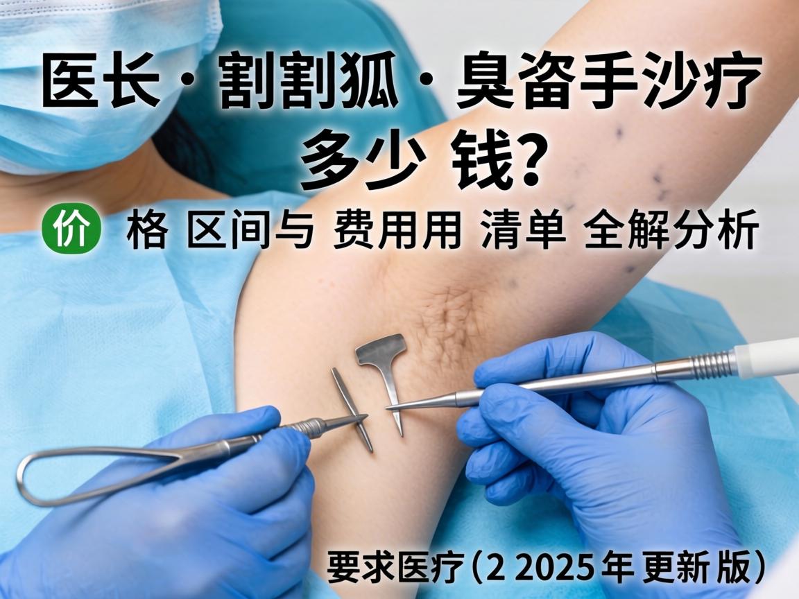 长沙割狐臭手术多少钱？价格区间与费用清单全解析（2025年更新版）