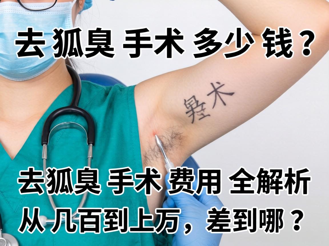 去狐臭手术多少钱?去狐臭手术费用全解析,从几百到上万,差在哪? 去狐臭手术多少钱?去狐臭手术费用全解析,从几百到上万,差在哪?