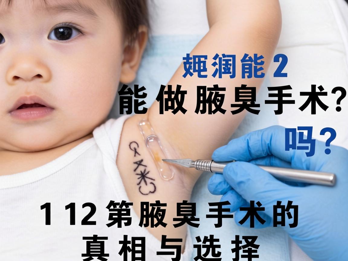 12岁能做腋臭手术吗？12岁腋臭手术的真相与选择
