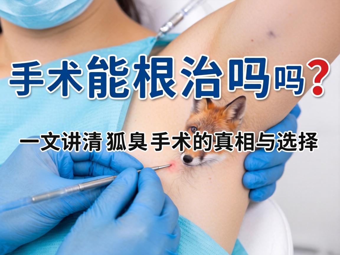 狐臭手术能根治吗？一文讲清狐臭手术的真相与选择