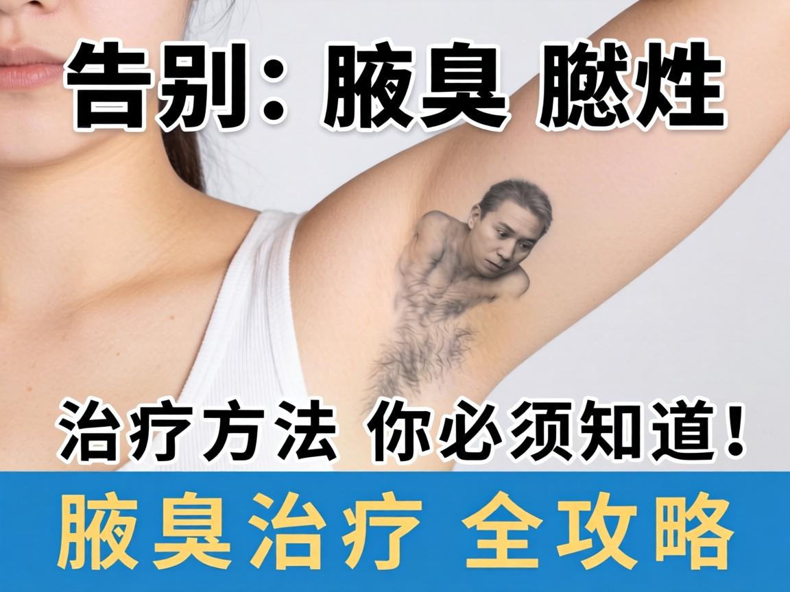 告别腋臭尴尬，这些治疗方法你必须知道！腋臭治疗全攻略