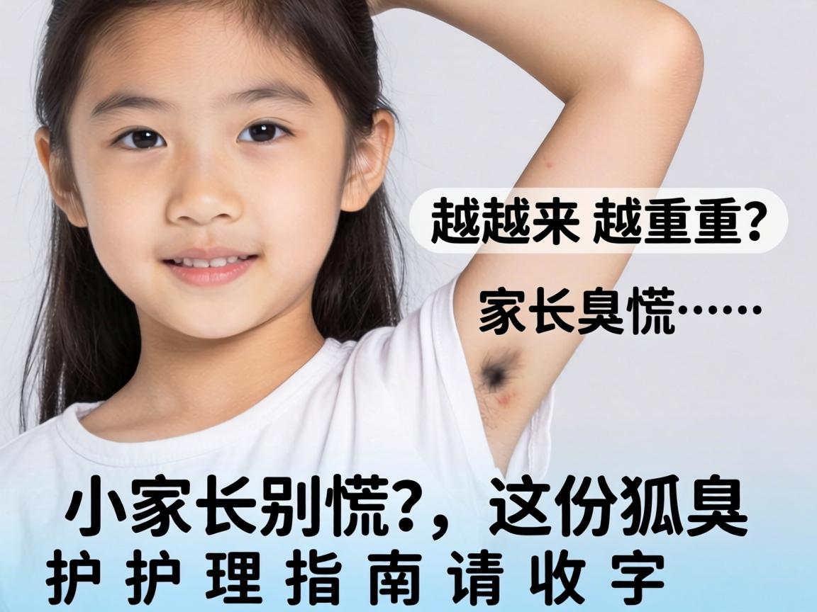 十岁小女孩狐臭越来越重？家长别慌，这份狐臭护理指南请收好