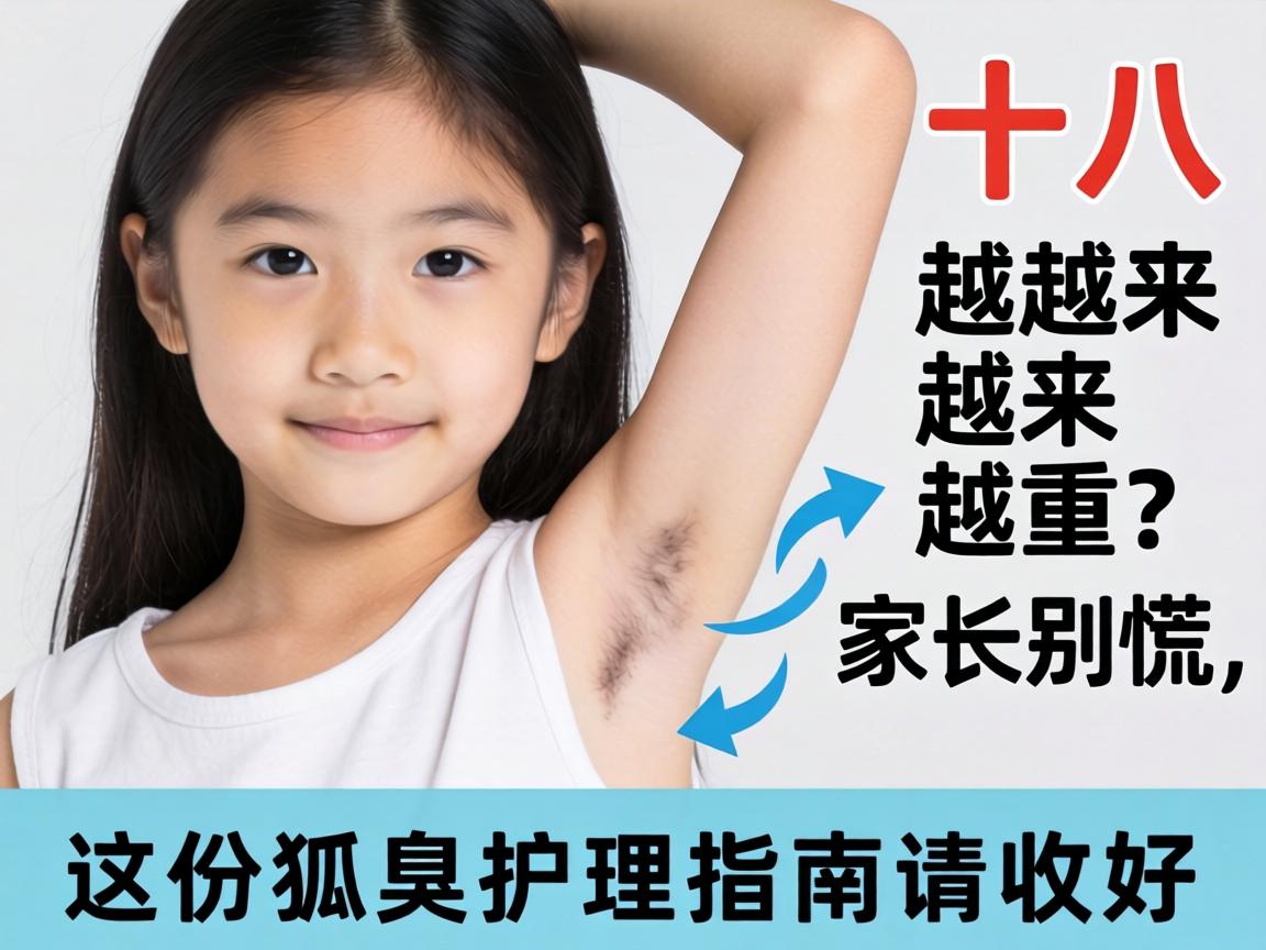十岁小女孩狐臭越来越重？家长别慌，这份狐臭护理指南请收好