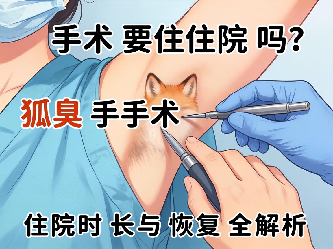 狐臭手术要住院吗？狐臭手术住院时长与恢复全解析