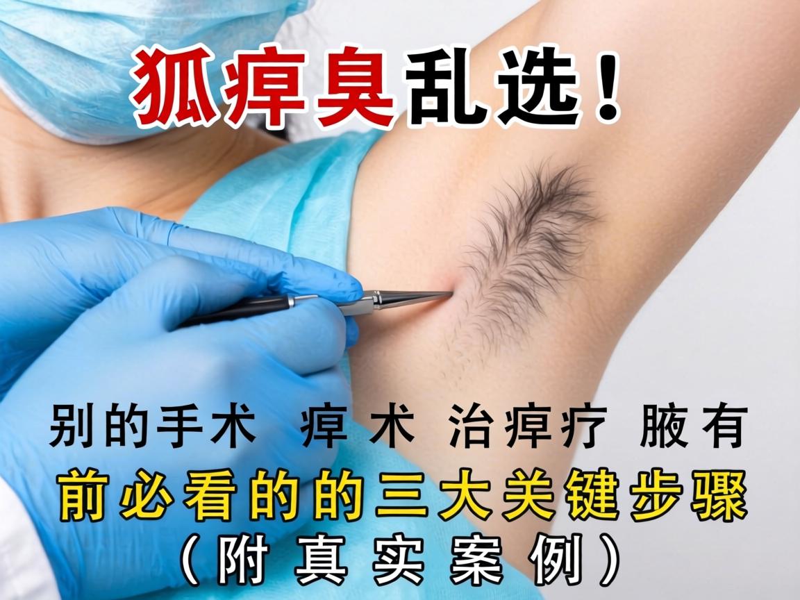 狐臭手术别乱选！狐臭治疗前必看的三大关键步骤（附真实案例）
