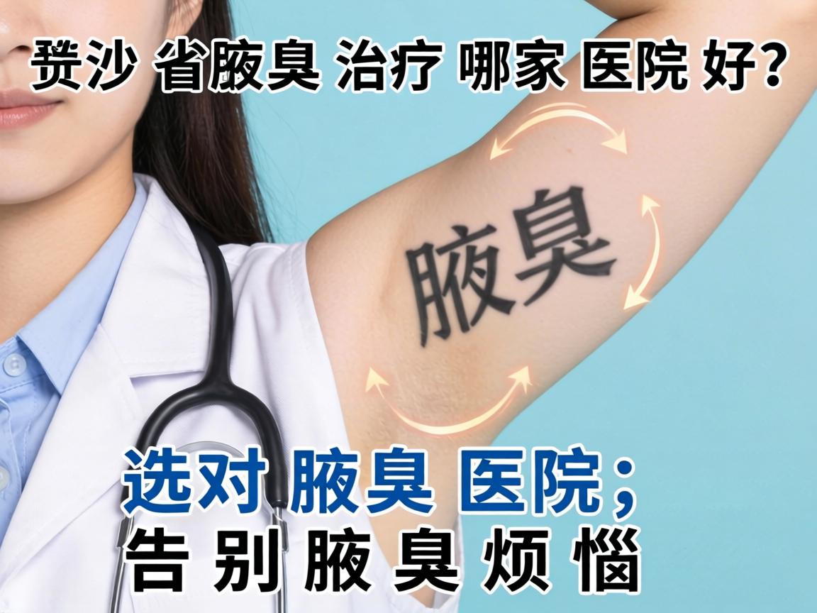 长沙腋臭治疗哪家医院好？选对腋臭医院，告别腋臭烦恼