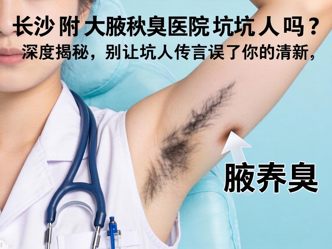 长沙附大腋臭医院坑人吗？深度揭秘，别让坑人传言误了你的清新