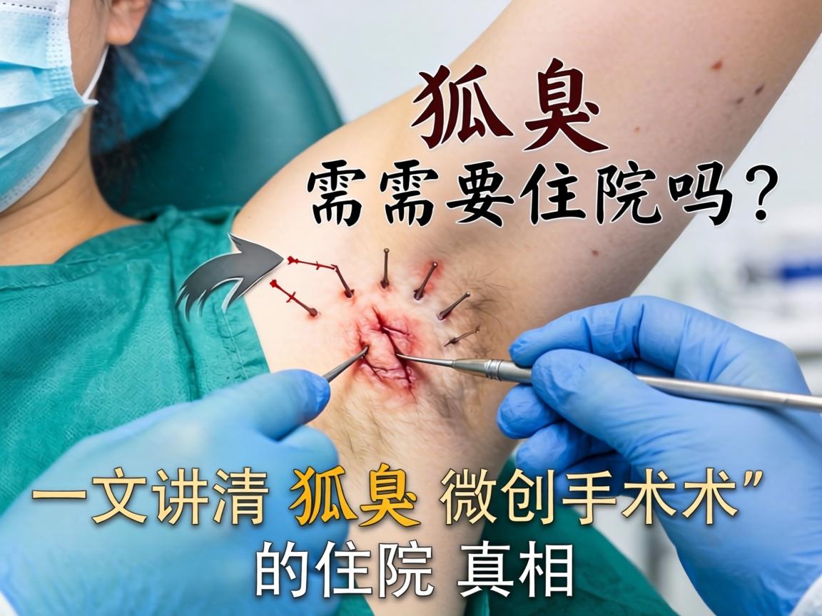 狐臭微创手术需要住院吗？一文讲清狐臭微创手术的住院真相