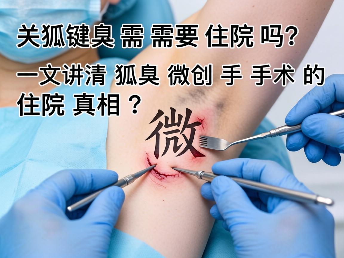 狐臭微创手术需要住院吗？一文讲清狐臭微创手术的住院真相