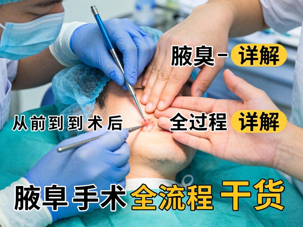 腋臭手术全过程详解,从术前到术后,腋臭手术全流程干货 腋臭手术全过程详解,从术前到术后,腋臭手术全流程干货