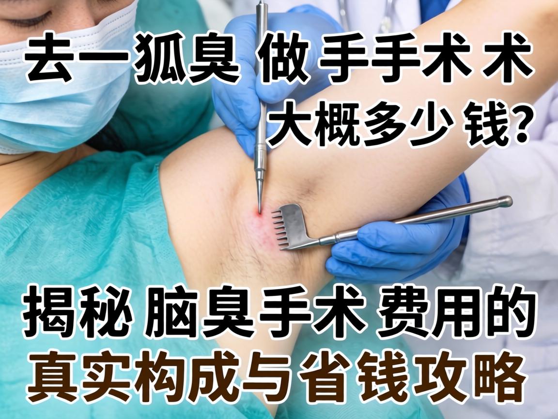 去狐臭做手术大概多少钱？揭秘腋臭手术费用的真实构成与省钱攻略