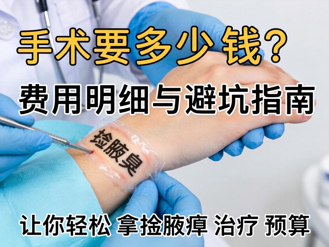 腋臭手术要多少钱？费用明细与避坑指南，让你轻松拿捏腋臭治疗预算