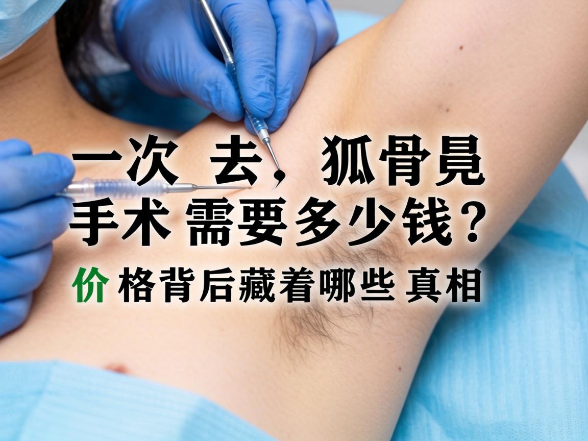 做一次去狐臭手术需要多少钱？价格背后藏着哪些真相