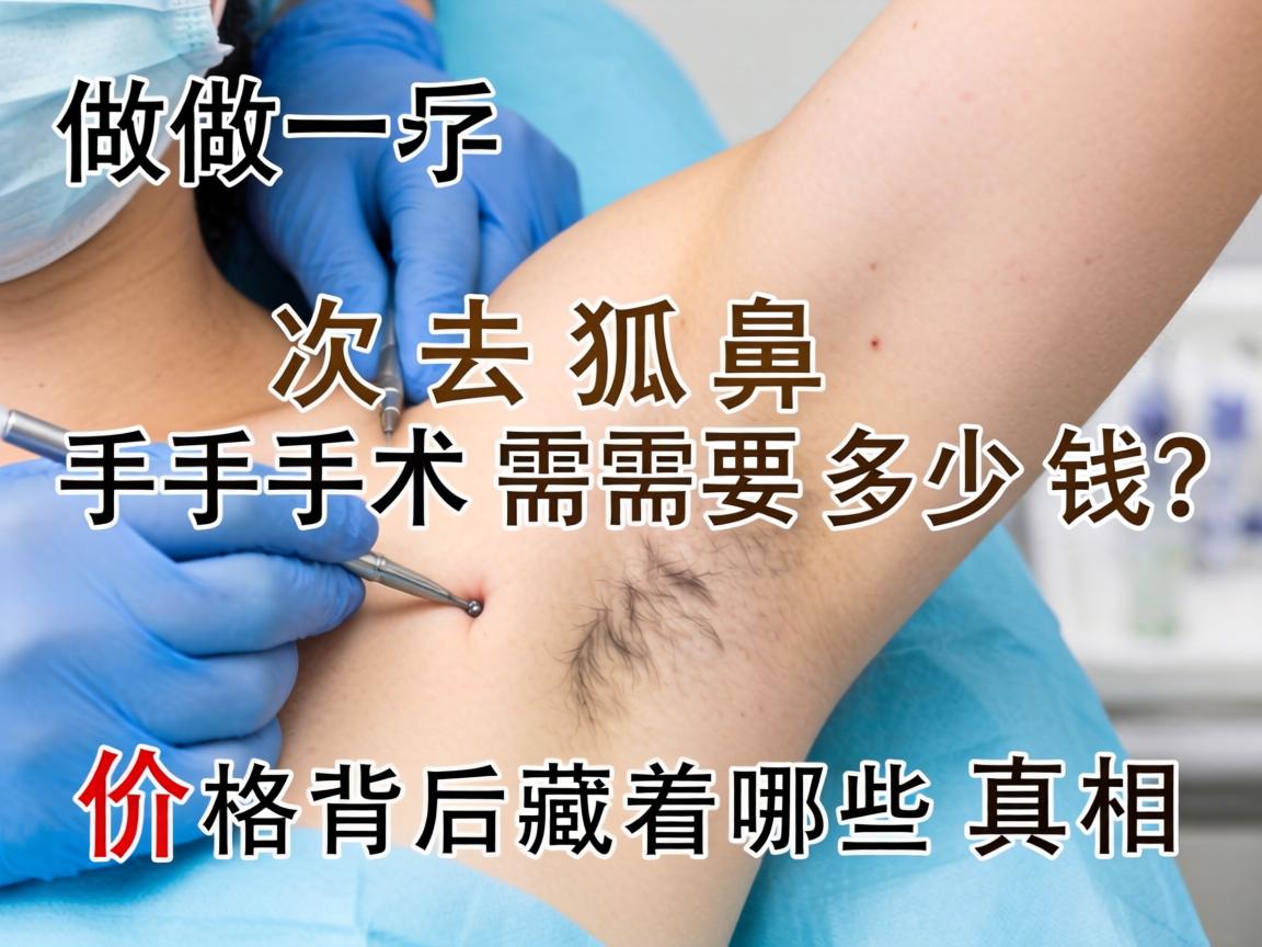 做一次去狐臭手术需要多少钱？价格背后藏着哪些真相