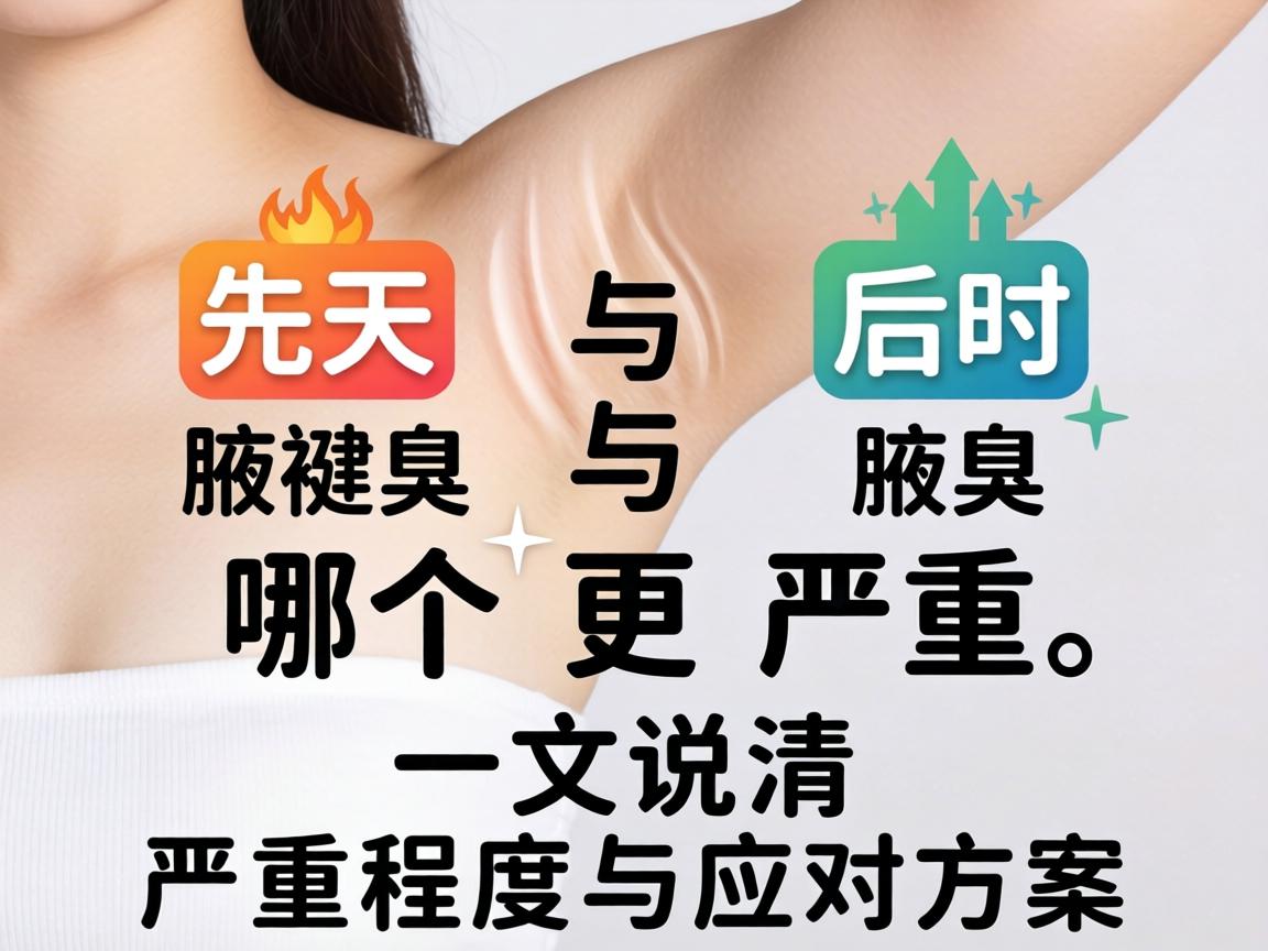 先天腋臭与后天腋臭，哪个更严重？一文说清严重程度与应对方案