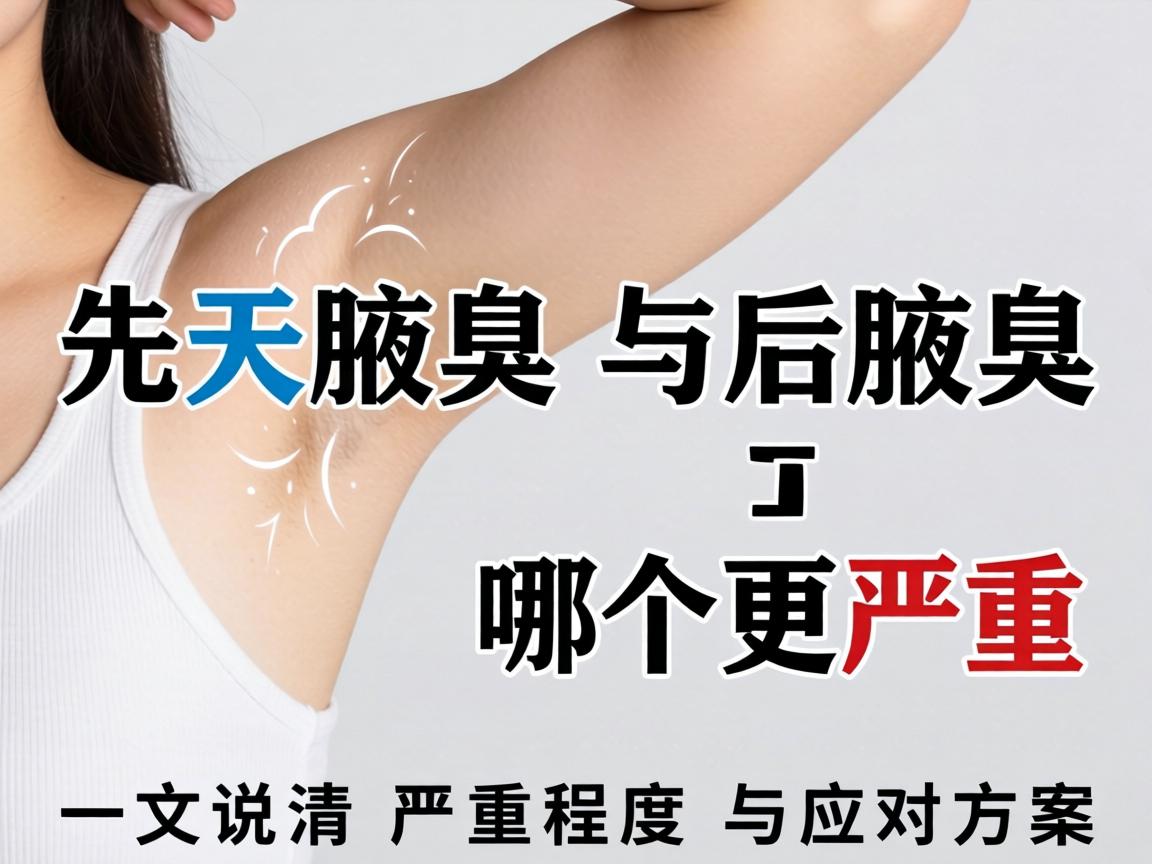 先天腋臭与后天腋臭，哪个更严重？一文说清严重程度与应对方案